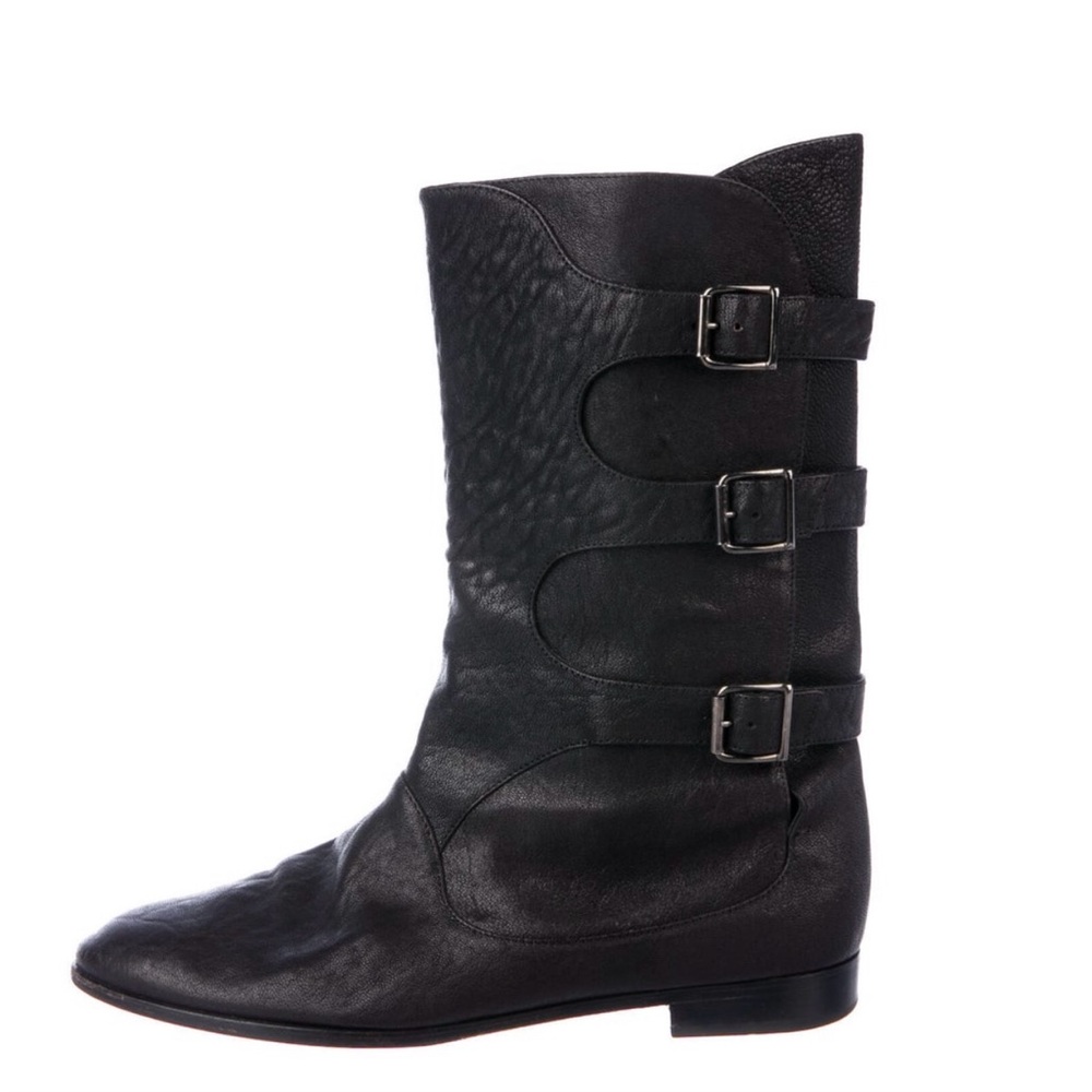 Manolo mid-calf boots